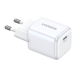 Ugreen Nexode mini CD318 15324 GaN 20W USB-C PD 3.0 / QC 4.0 netværksoplader - hvid