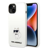 Karl Lagerfeld KLHMP14MSNCHBCH iPhone 14 Plus 6.7" Hardcase hvid/hvid Silicone Choupette MagSafe