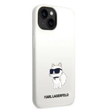 Karl Lagerfeld KLHMP14MSNCHBCH iPhone 14 Plus 6.7" Hardcase hvid/hvid Silicone Choupette MagSafe