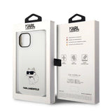 Karl Lagerfeld KLHMP14MSNCHBCH iPhone 14 Plus 6.7" Hardcase hvid/hvid Silicone Choupette MagSafe