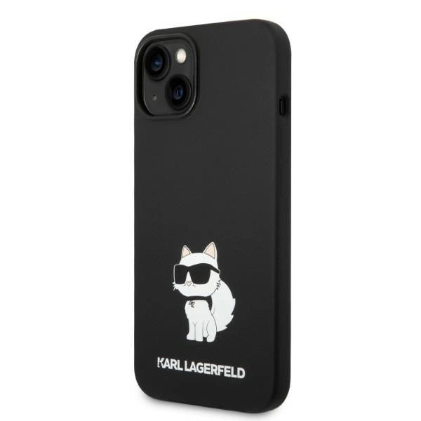 Karl Lagerfeld KLHMP14MSNCHBCK iPhone 14 Plus 6.7" Hardcase sort/sort Silicone Choupette MagSafe