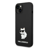 Karl Lagerfeld KLHMP14MSNCHBCK iPhone 14 Plus 6.7" Hardcase sort/sort Silicone Choupette MagSafe
