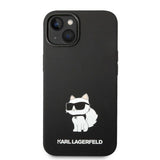 Karl Lagerfeld KLHMP14MSNCHBCK iPhone 14 Plus 6.7" Hardcase sort/sort Silicone Choupette MagSafe
