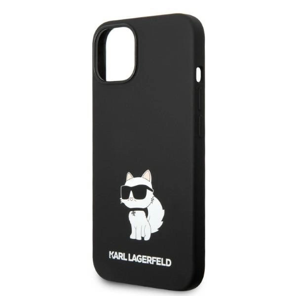 Karl Lagerfeld KLHMP14MSNCHBCK iPhone 14 Plus 6.7" Hardcase sort/sort Silicone Choupette MagSafe