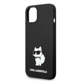 Karl Lagerfeld KLHMP14MSNCHBCK iPhone 14 Plus 6.7" Hardcase sort/sort Silicone Choupette MagSafe