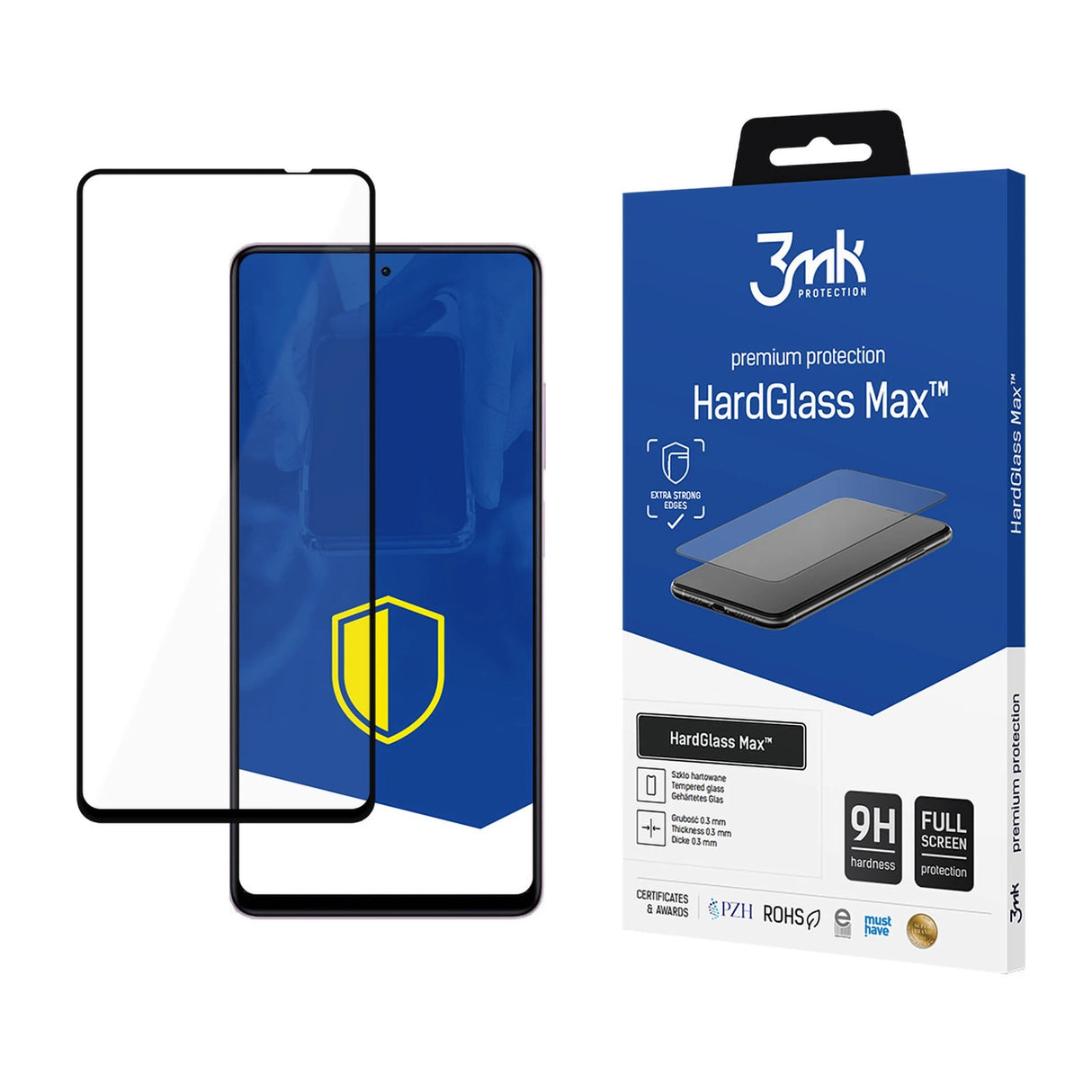 Hærdet glas til Xiaomi Redmi Note 12 Pro + / Note 12 Pro 9H Series 3mk HardGlass Max