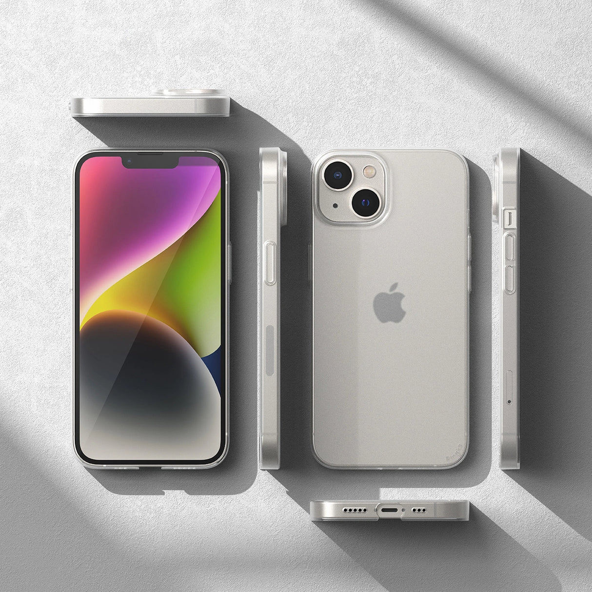 Ringke Slim-hylster til iPhone 14 Plus ultra-tynt halvgennemsigtigt hylster