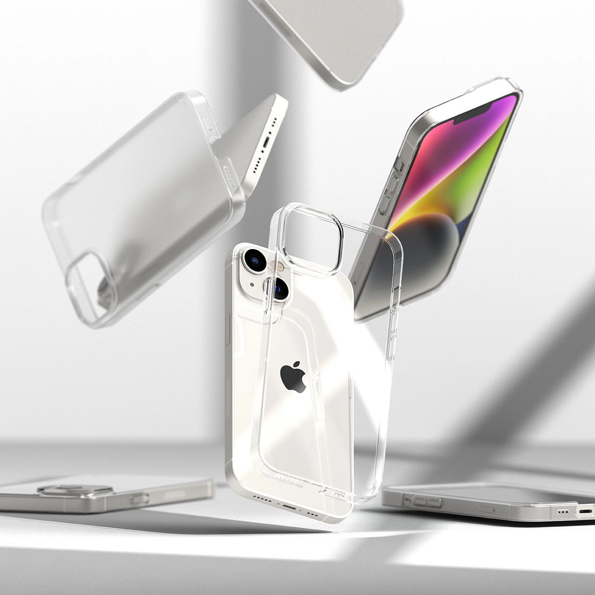 Ringke Slim-hylster til iPhone 14 Plus ultra-tynt halvgennemsigtigt hylster