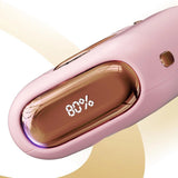 Joyroom mini powerbank 10000mAh Colorful Series 22.5W med 2 indbyggede USB C og Lightning kabler pink (JR-L012)