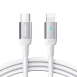 Joyroom Extraordinary Series A10 Lightning / USB-C PD 20W kabel 1,2 m - hvid