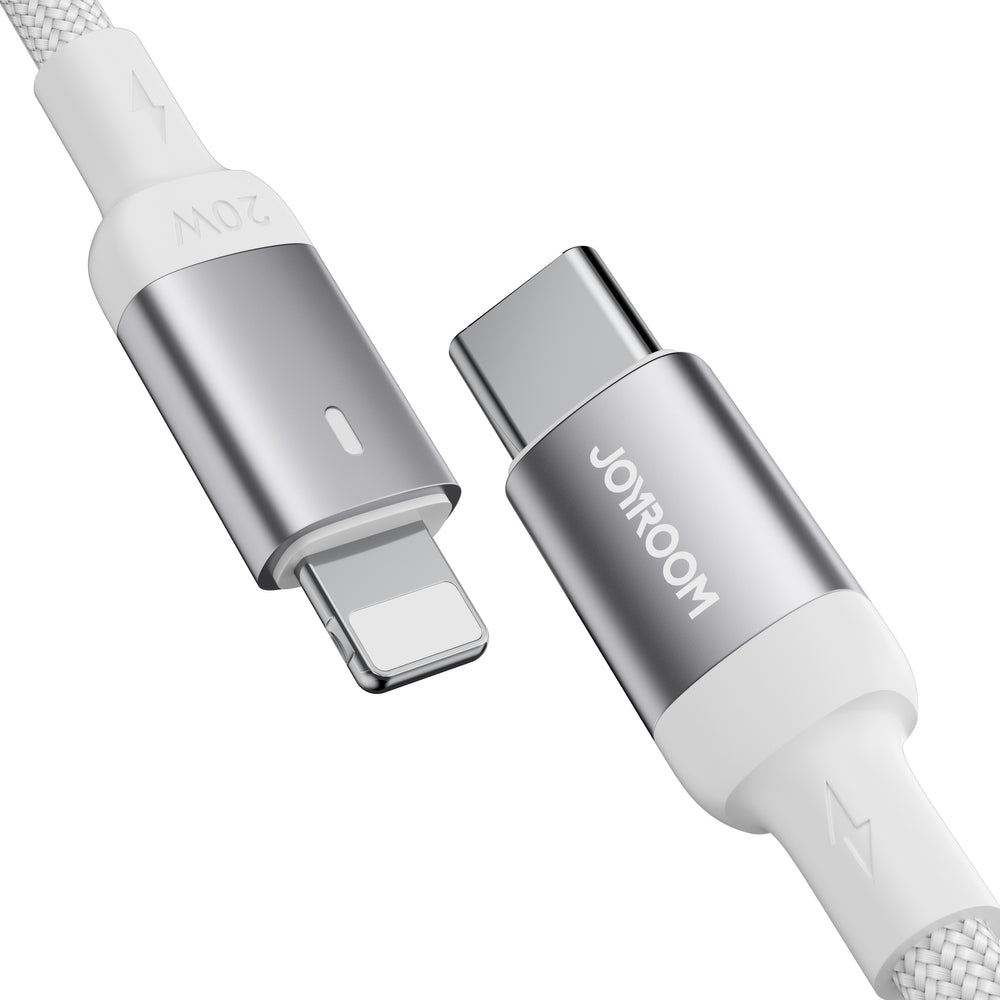Joyroom Extraordinary Series A10 Lightning / USB-C PD 20W kabel 1,2 m - hvid