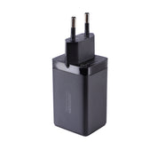 Joyroom hurtig GaN oplader 65W USB-A, 2x USB-C sort + USB-C - USB-C kabel 100W 1,2m (TCG01)