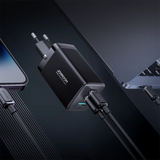 Joyroom hurtig GaN oplader 65W USB-A, 2x USB-C sort + USB-C - USB-C kabel 100W 1,2m (TCG01)