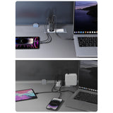 Joyroom hurtig GaN oplader 65W USB-A, 2x USB-C sort + USB-C - USB-C kabel 100W 1,2m (TCG01)