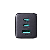 Joyroom hurtig GaN oplader 65W USB-A, 2x USB-C sort + USB-C - USB-C kabel 100W 1,2m (TCG01)