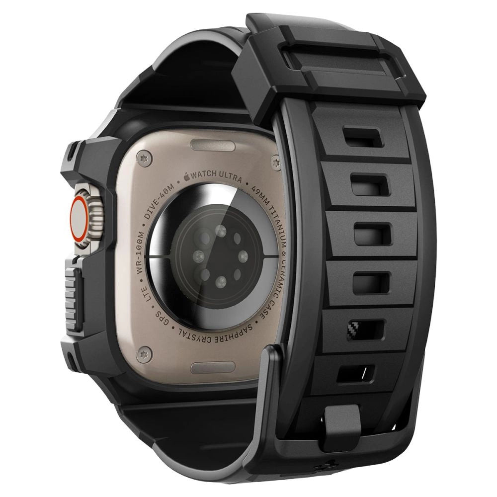 Spigen Rugged Armor Pro Apple Watch Ultra (49mm) Strap Case - sort