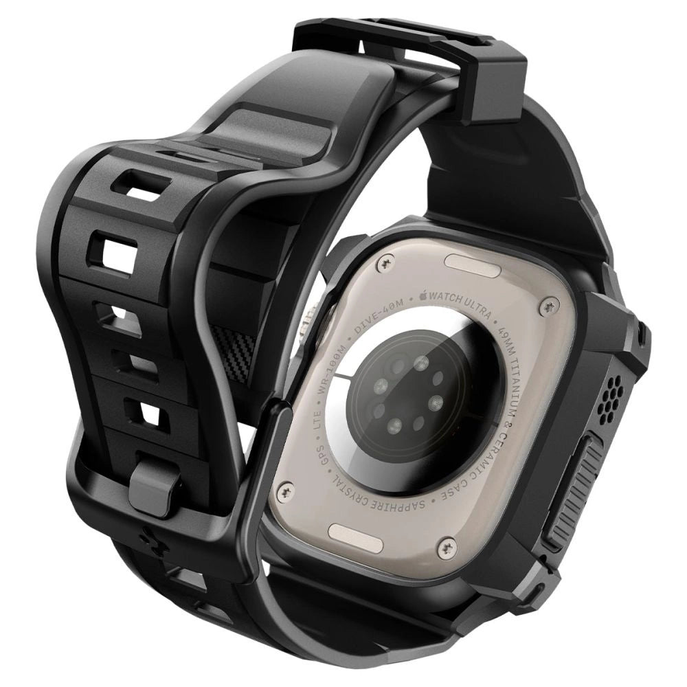 Spigen Rugged Armor Pro Apple Watch Ultra (49mm) Strap Case - sort