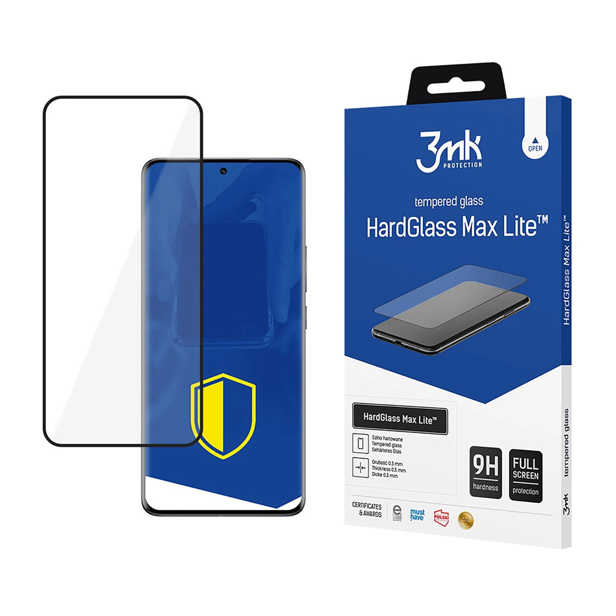 9H 3mk HardGlass Max LiteTM glas på Xiaomi 13 Pro