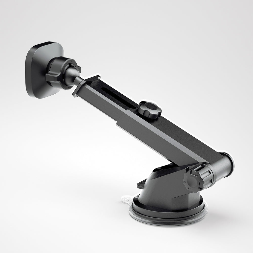 Dudao magnetisk biltelefonholder med teleskoparm sort (F6Max)