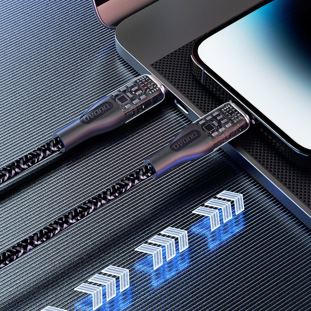 Dudao L22C USB-C - USB-C kabel 120W 1m - grå