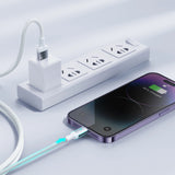 Joyroom Extraordinary Series A10 USB-A / Lightning 2.4A kabel 1,2 m - hvid