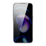 Baseus Privacy Tempered Glass til iPhone 14 Pro Full Screen 0.3mm Privacy Filter Anti Spy + Monteringsramme