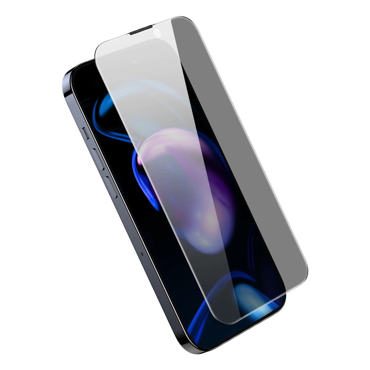 Baseus Privacy Tempered Glass til iPhone 14 Pro Full Screen 0.3mm Privacy Filter Anti Spy + Monteringsramme