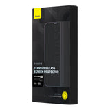 Baseus Full Screen Tempered Glass til iPhone 14 Pro med Anti Blue Light Filter og 0.3mm Speaker Cover + Montering Frame