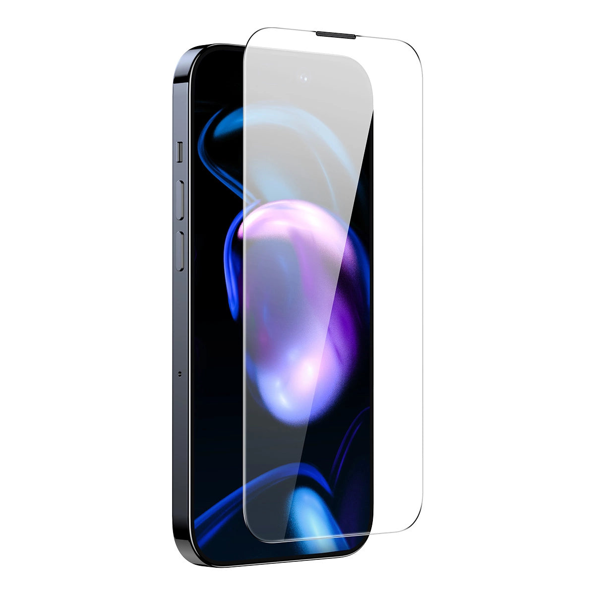 Baseus Full Screen Tempered Glass til iPhone 14 Pro med højttaler dækning 0,3 mm + monteringsramme