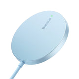 Baseus Simple Mini3 magnetic charger MagSafe Qi 15W blue
