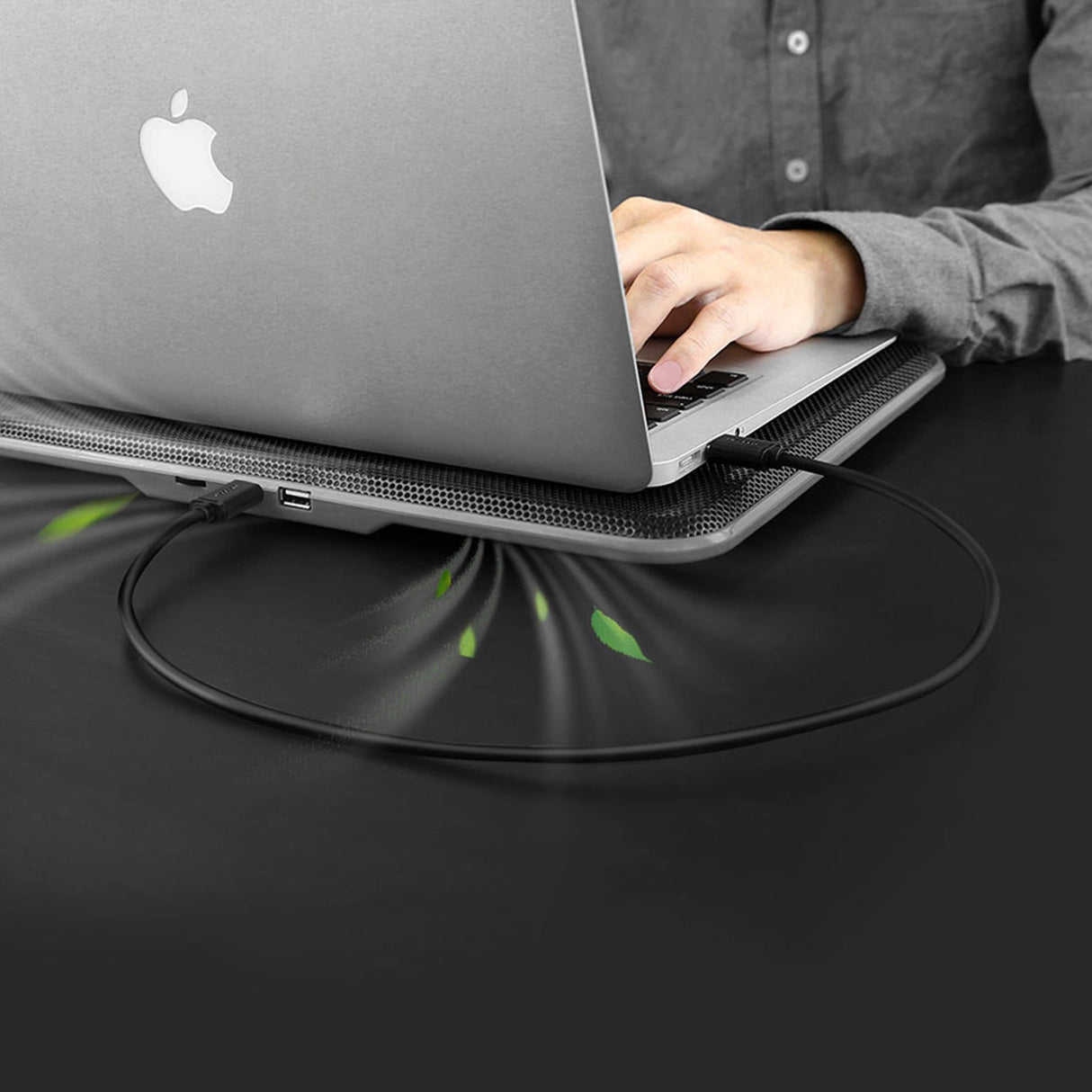 Ugreen USB - USB 2.0 480Mb/s kabel 1,5m sort (US102)