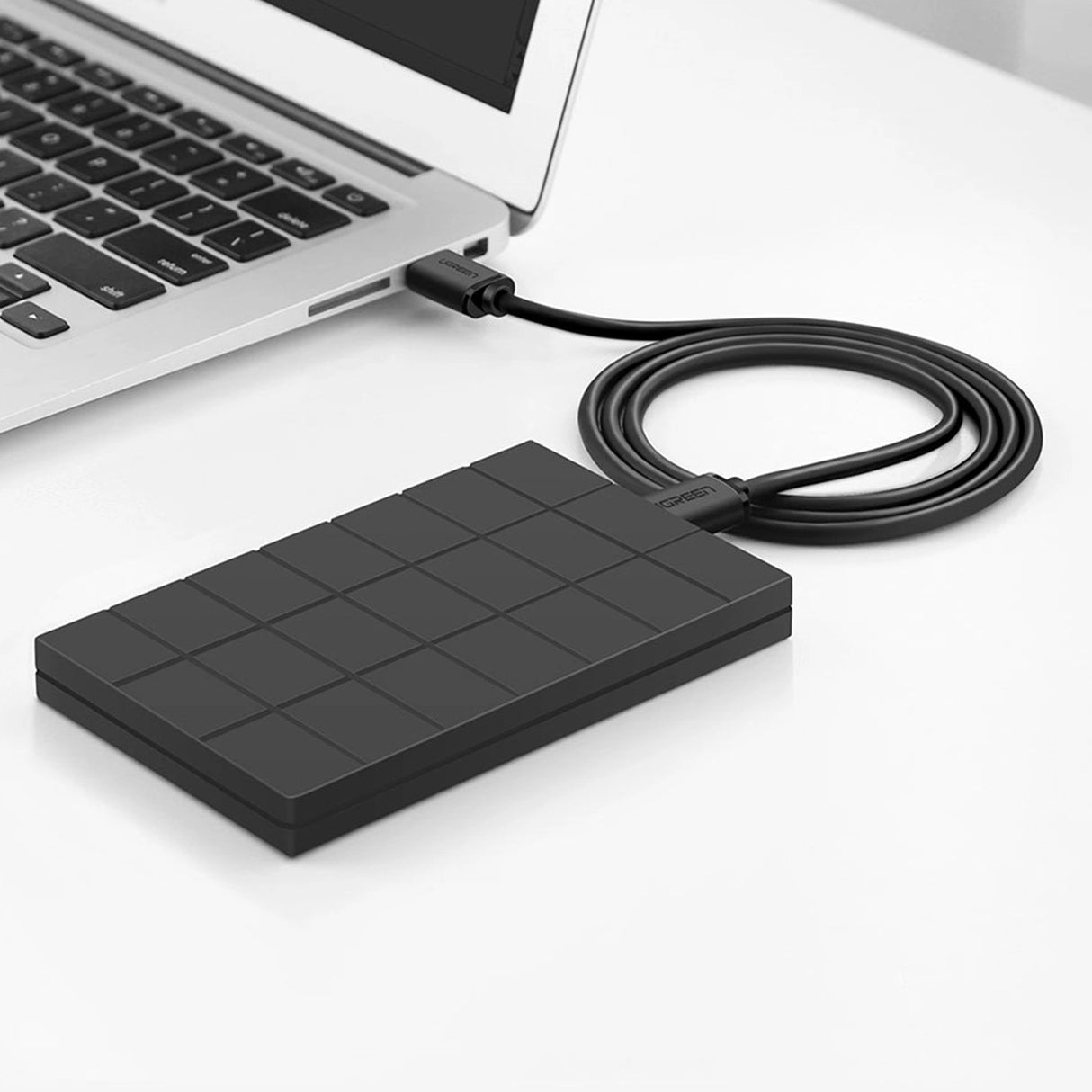 Ugreen USB - USB 2.0 480Mb/s kabel 1,5m sort (US102)