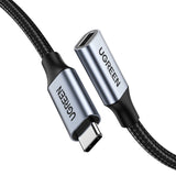 Ugreen US372 30205 USB-C - USB-C PD QC kabel 100W 5A 10Gbps 1m - grå