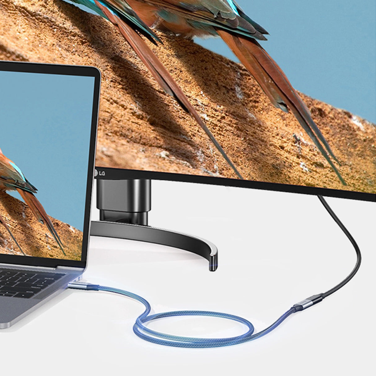 Ugreen US372 30205 USB-C - USB-C PD QC kabel 100W 5A 10Gbps 1m - grå