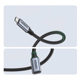Ugreen US372 30205 USB-C - USB-C PD QC kabel 100W 5A 10Gbps 1m - grå