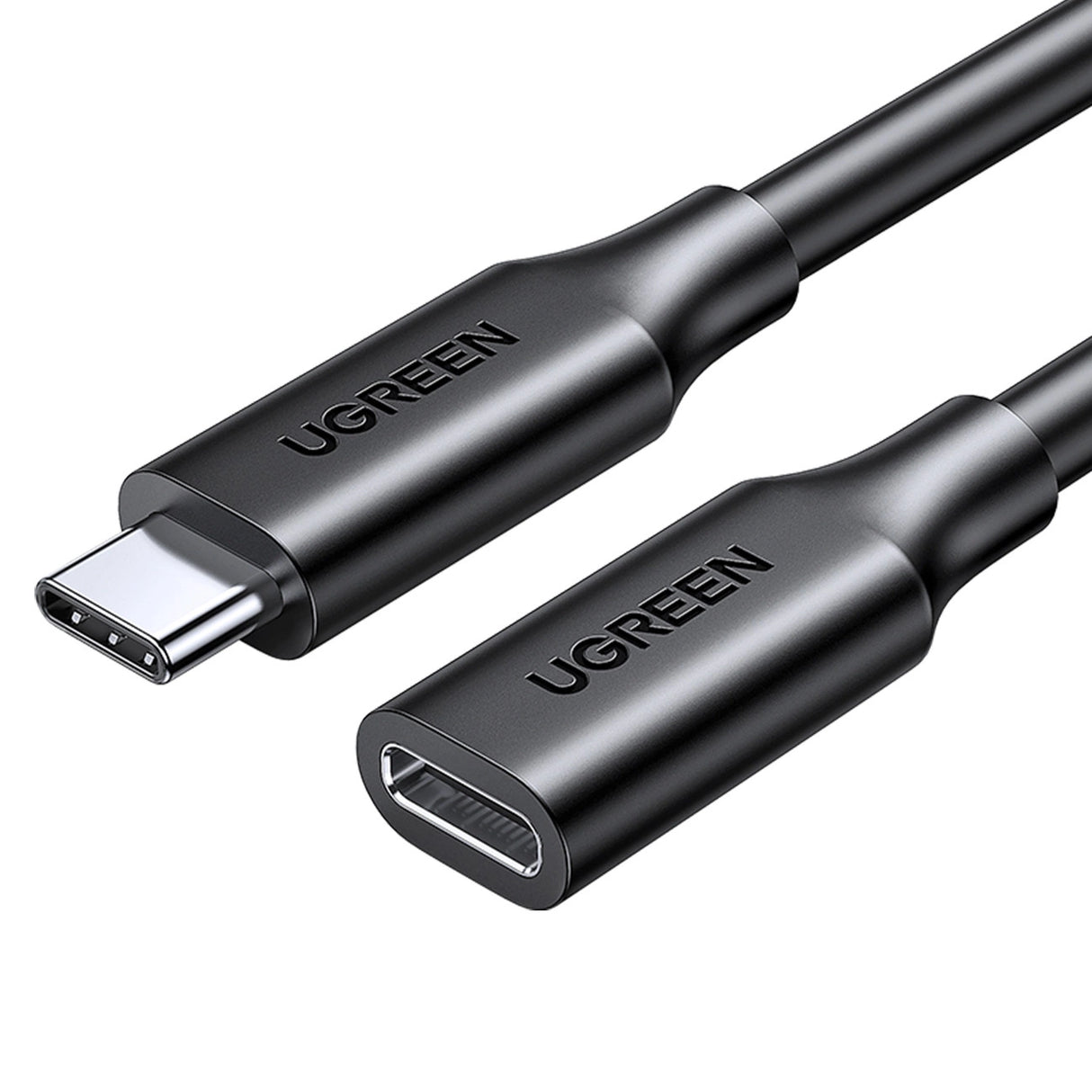 Ugreen 10387 USB-C - USB-C PD QC kabel 4K 60Hz 100W 5A 10Gb/s 1m - sort