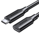 Ugreen 10387 USB-C - USB-C PD QC kabel 4K 60Hz 100W 5A 10Gb/s 1m - sort