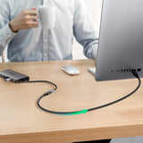 Ugreen 10387 USB-C - USB-C PD QC kabel 4K 60Hz 100W 5A 10Gb/s 1m - sort