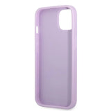 Guess GUHCP13SPS4MU iPhone 13 mini 5.4" lilla/lila hardcase Saffiano 4G Små metal logo