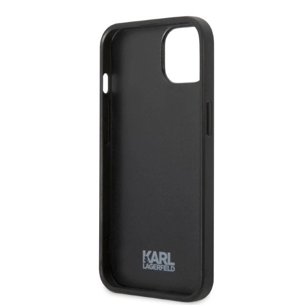 Karl Lagerfeld KLHCP13LPMNIKBK iPhone 13 Pro / 13 6,1" hardcase sort/sort Monogram Ikonik Patch