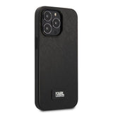 Karl Lagerfeld KLHCP13LSFMP2K iPhone 13 Pro / 13 6.1" Hardcase sort/sort Saffiano Plaque