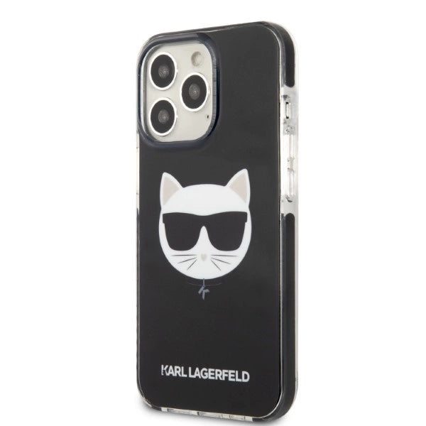 Karl Lagerfeld KLHCP13LTPECK iPhone 13 Pro / 13 6.1" Hardcase sort/sort Choupette Head