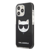Karl Lagerfeld KLHCP13LTPECK iPhone 13 Pro / 13 6.1" Hardcase sort/sort Choupette Head