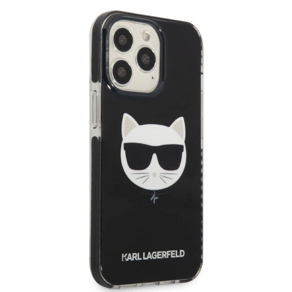 Karl Lagerfeld KLHCP13LTPECK iPhone 13 Pro / 13 6.1" Hardcase sort/sort Choupette Head
