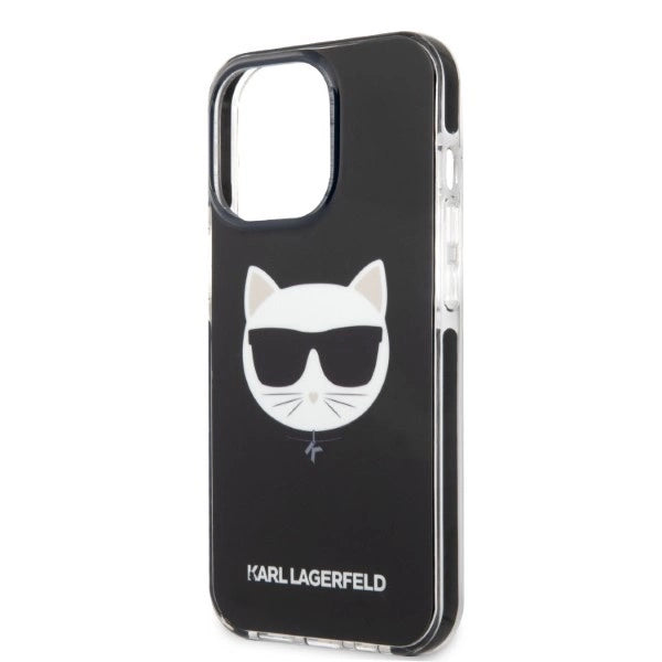 Karl Lagerfeld KLHCP13LTPECK iPhone 13 Pro / 13 6.1" Hardcase sort/sort Choupette Head