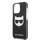 Karl Lagerfeld KLHCP13LTPECK iPhone 13 Pro / 13 6.1" Hardcase sort/sort Choupette Head