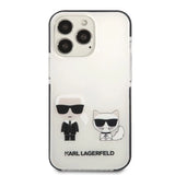 Karl Lagerfeld KLHCP13LTPEKCW iPhone 13 Pro / 13 6.1" Hardcase hvid/hvid Karl&Choupette