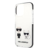 Karl Lagerfeld KLHCP13LTPEKCW iPhone 13 Pro / 13 6.1" Hardcase hvid/hvid Karl&Choupette