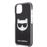 Karl Lagerfeld iPhone 13 mini 5.4" Hardcase sort/sort Choupette Head