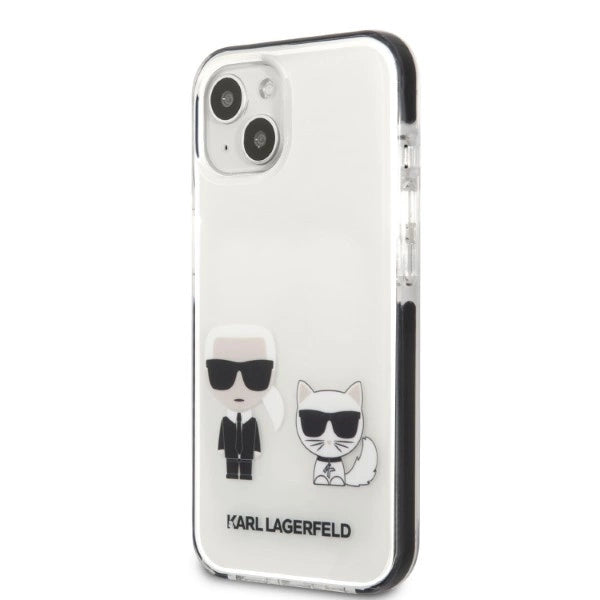 Karl Lagerfeld KLHCP13STPEKCW iPhone 13 mini 5.4" Hardcase hvid/hvid Karl&Choupette